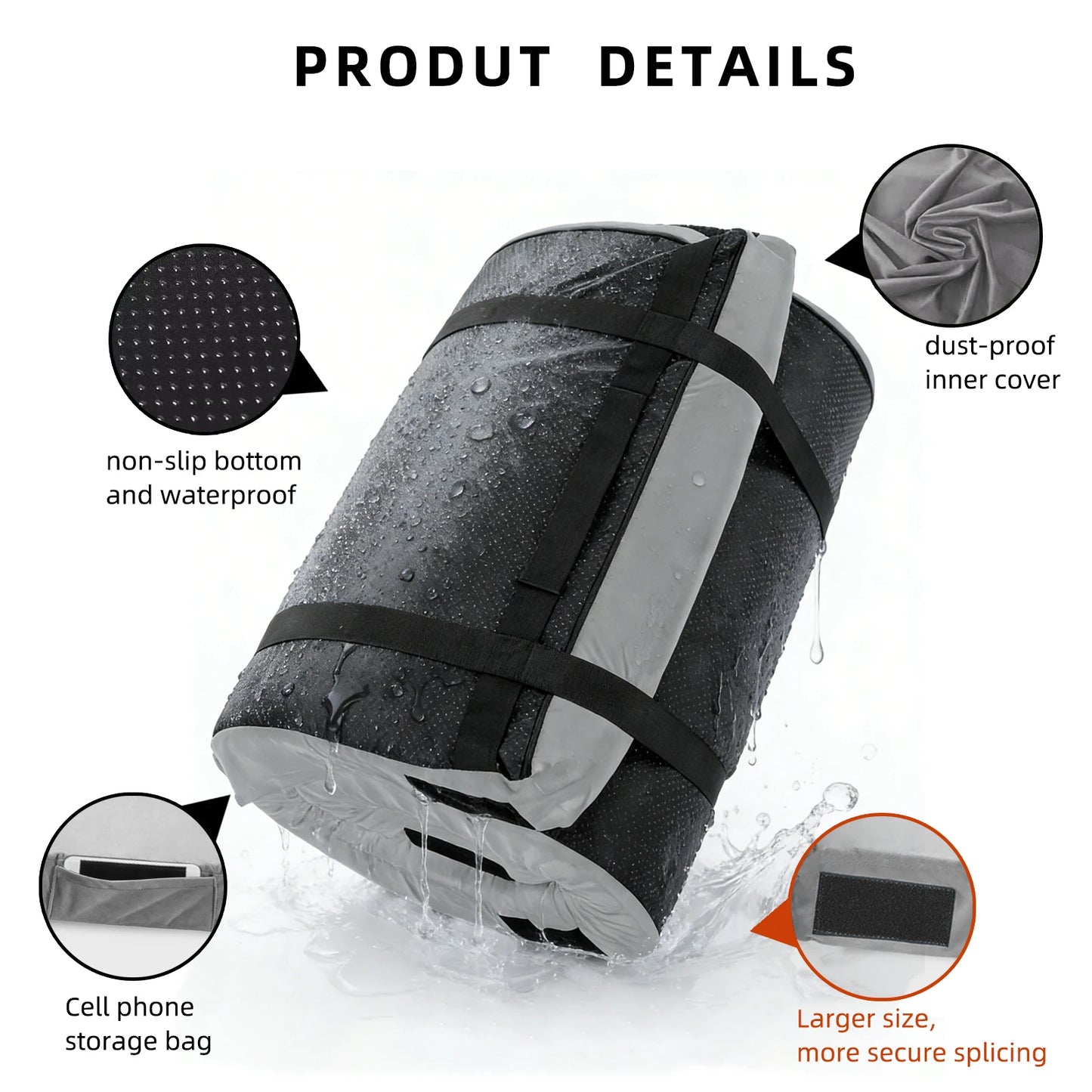Memory Foam Camping Mattress Portable Roll Up Sleeping Pad