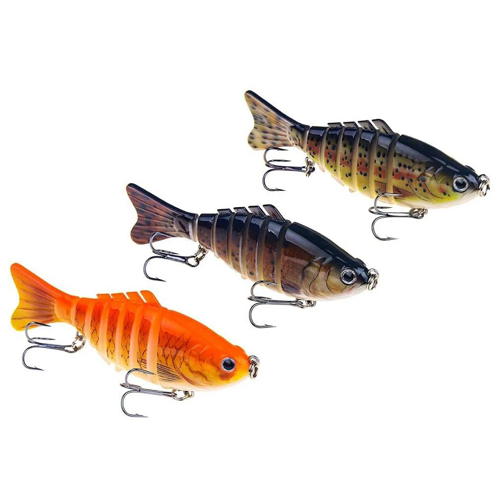 Sinking Wobblers Lifelike Multi Jointed Swimbait For Pike Bass Trout