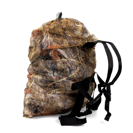 Professional Hunting Decoy Bag Anti-Resistant Nylon Mesh Decoy Backpack Lightweight Drawstring Hunting Decoy Duck Storage Bag