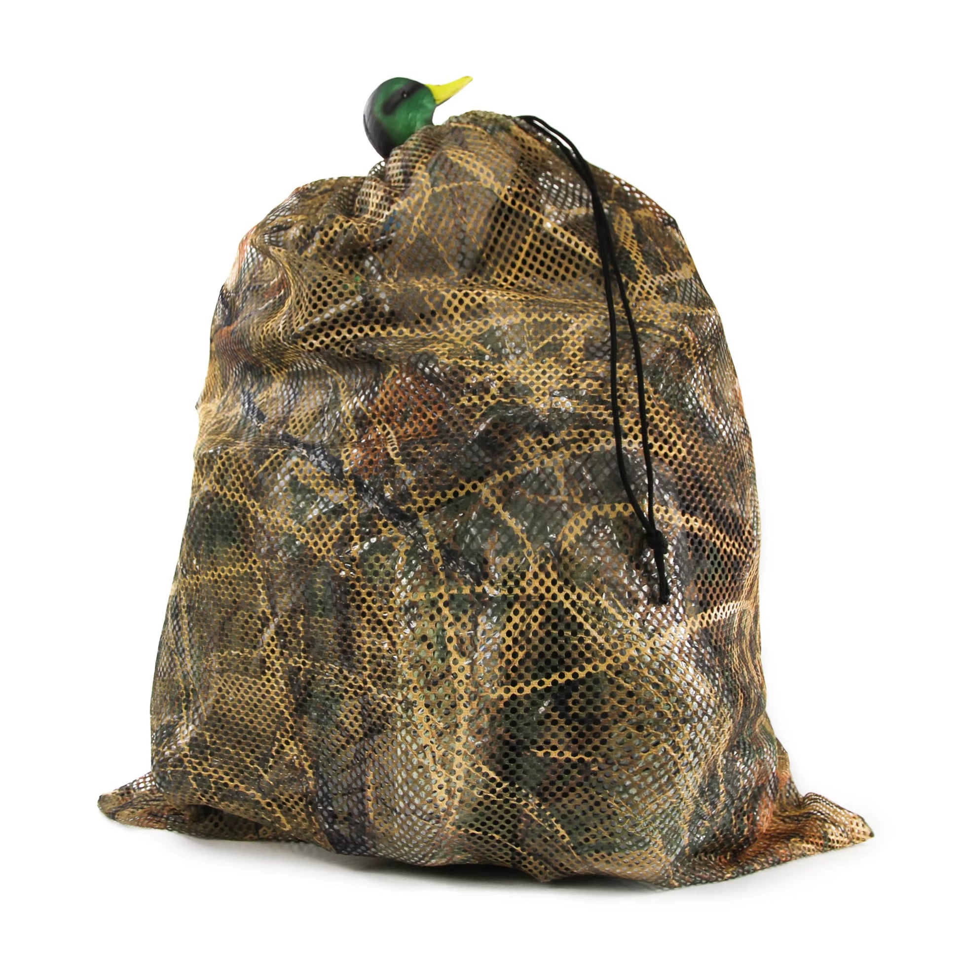 Professional Hunting Decoy Bag Anti-Resistant Nylon Mesh Decoy Backpack Lightweight Drawstring Hunting Decoy Duck Storage Bag