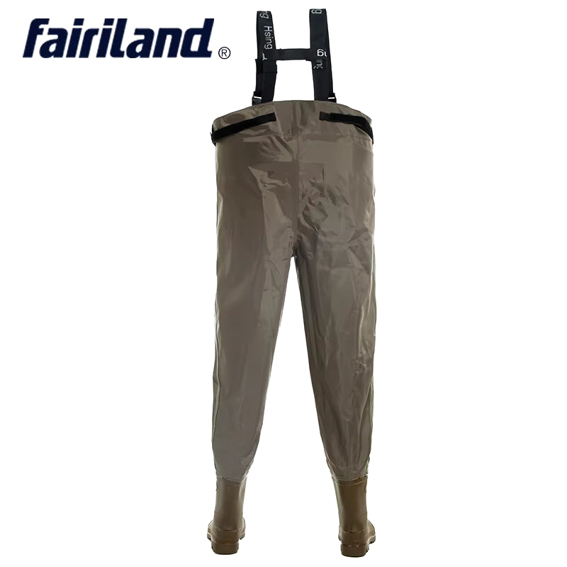 420D 210D 70D Taiwan Nylon Waterproof Stocking Foot Fly Fishing Chest Waders Pant for Men and Women with Phone Case