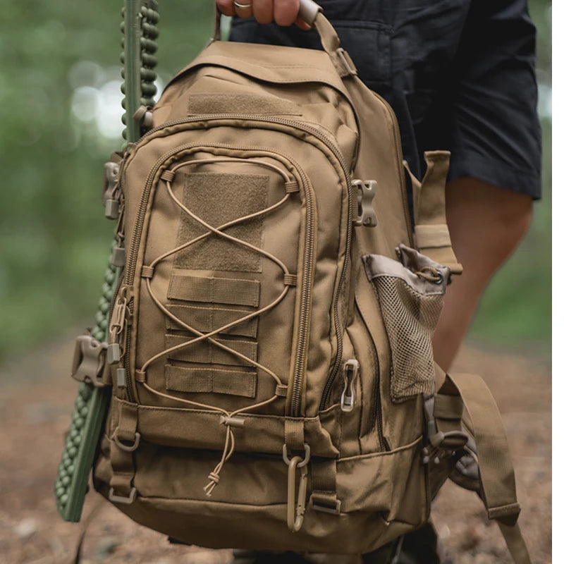 LQARMY Outdoor Tactical Backpack Military Rucksack for Hiking Camping