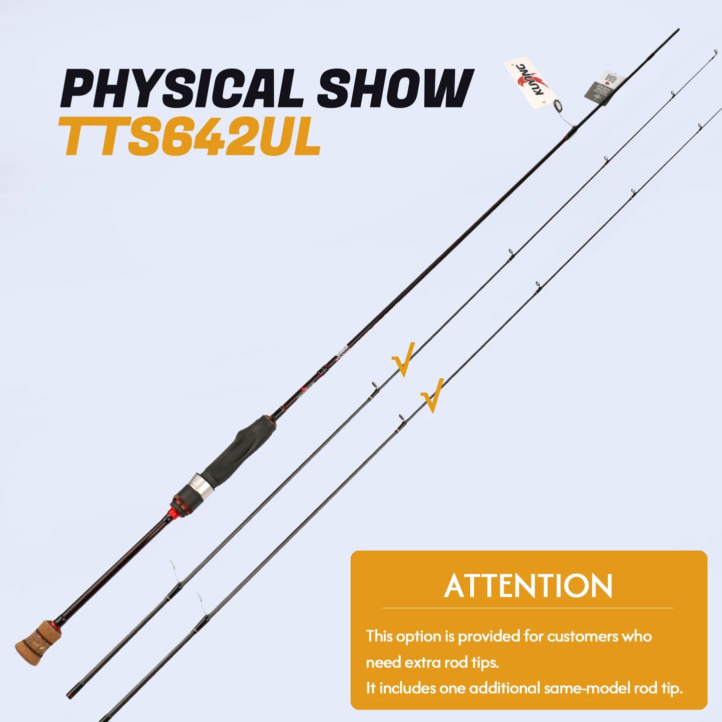 Kuying Lure Rod Casting Spinning Carbon Fishing Rod