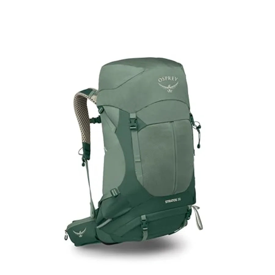 Stratos Hiking Backpack With Rain Cover For Lightweight Travel