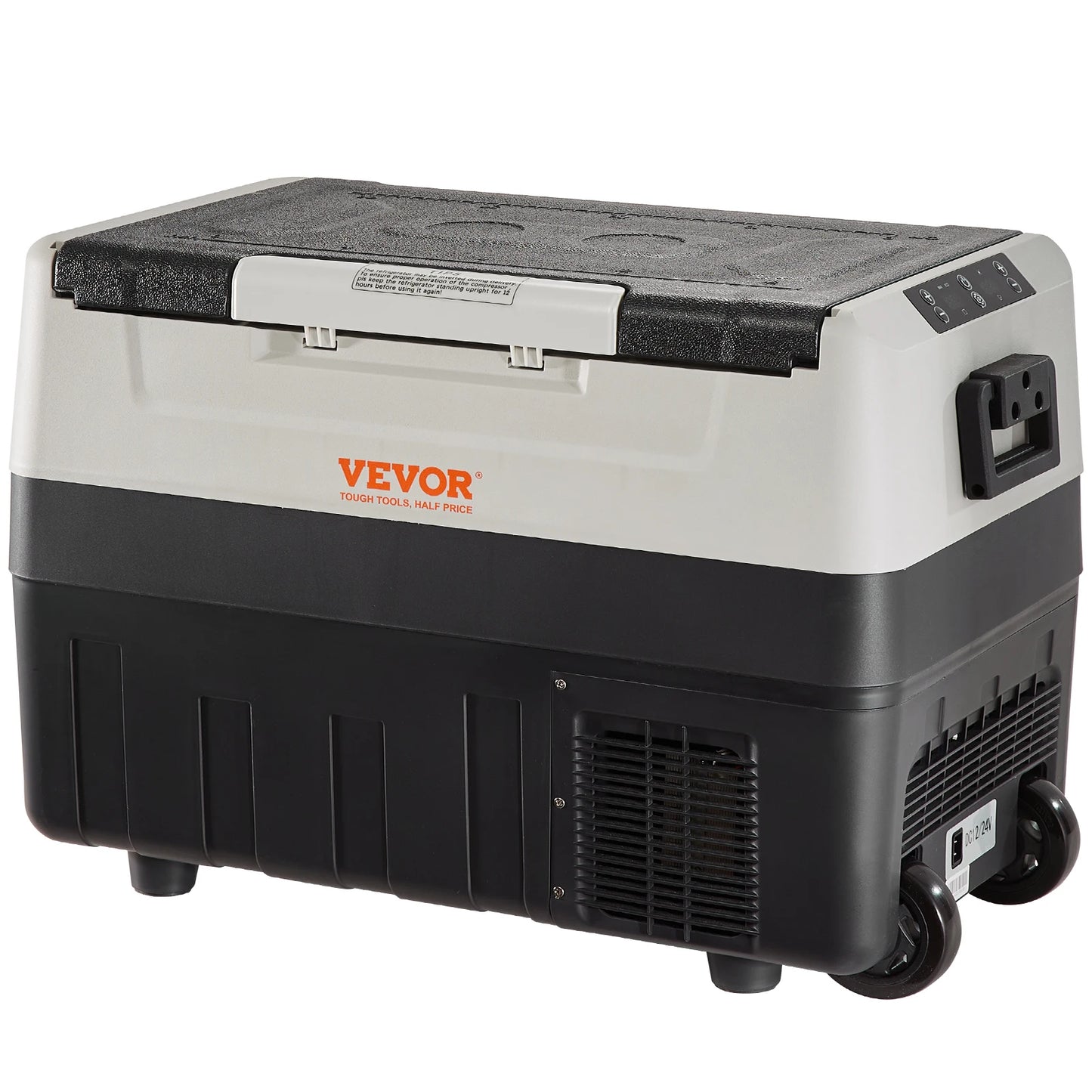 SucceBuy Portable Car Refrigerator Cooler With Wheel Compressor Freezer