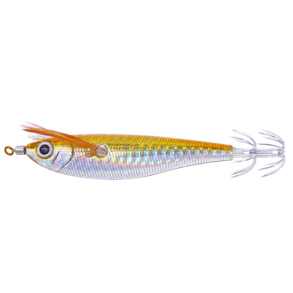 Cuttlefish Attracting Lure Double Hook Glow Octopus Bait Saltwater