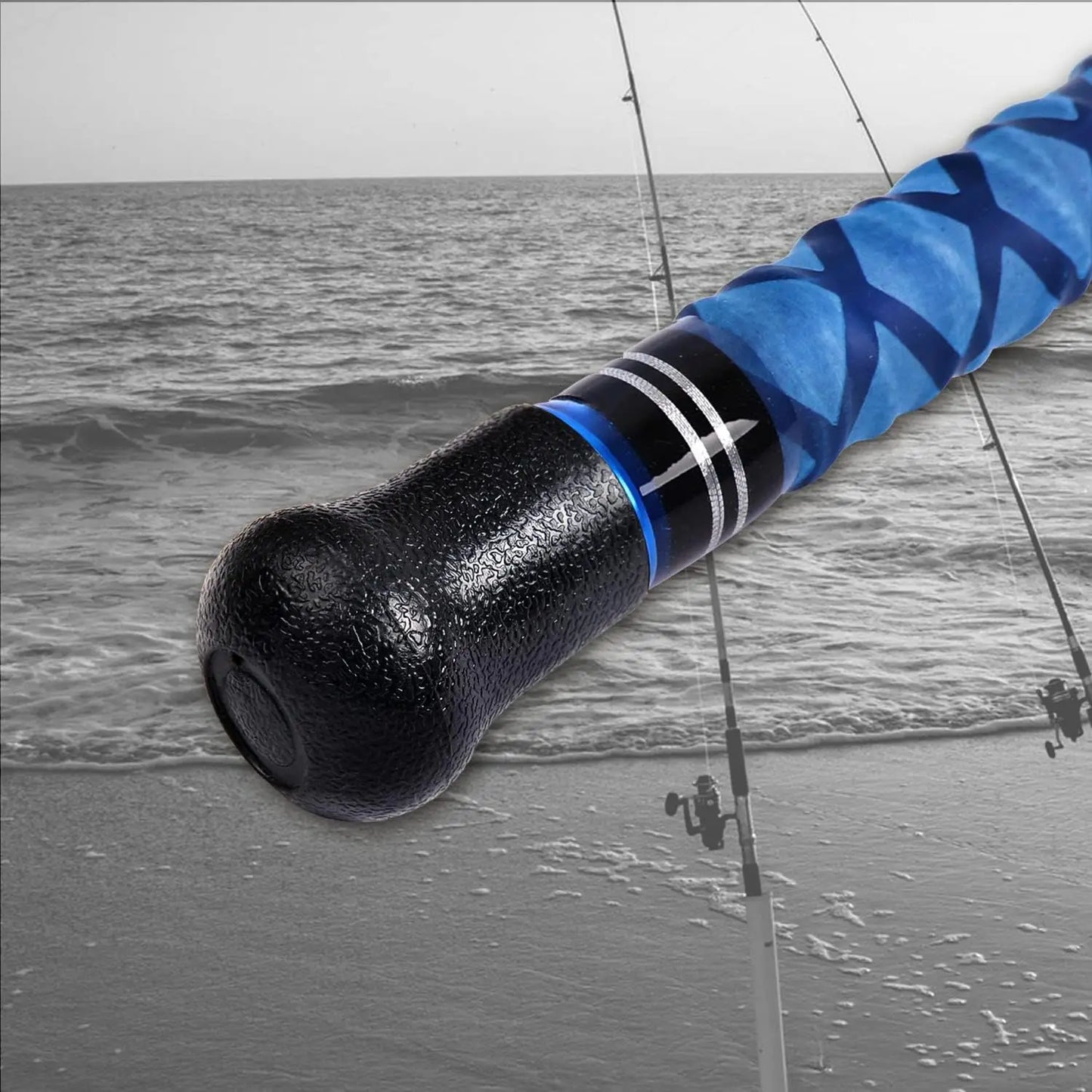 Carbon Fiber Travel Surf Fishing Rod For Saltwater Angling