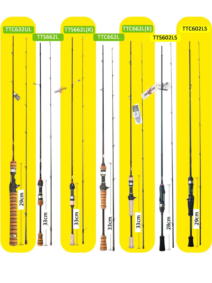 Kuying Lure Rod Casting Spinning Carbon Fishing Rod