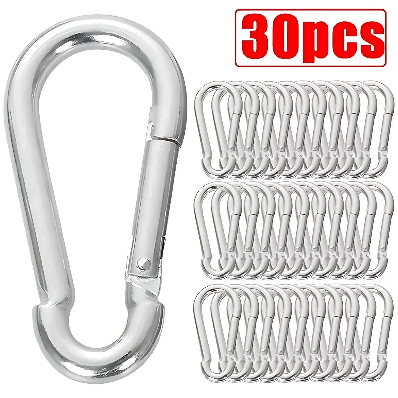Alloy Carabiner Survival Gear Mountaineering Hook Outdoor Keychain
