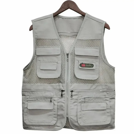 Breathable Summer Mesh Vest For Photography Fishing And Outdoor Activities