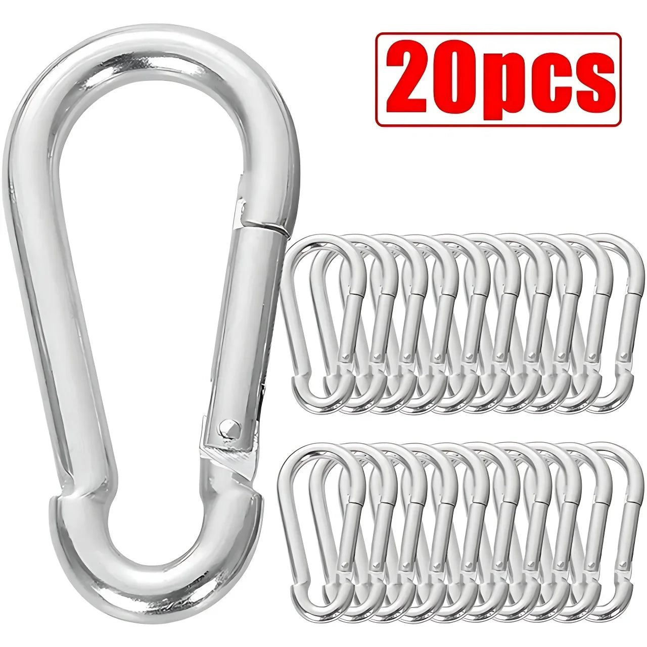Alloy Carabiner Survival Gear Mountaineering Hook Outdoor Keychain