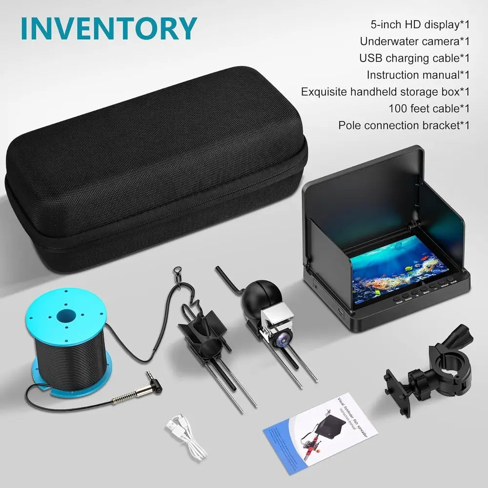 HD LCD Portable Fish Finder With Infrared Night Vision