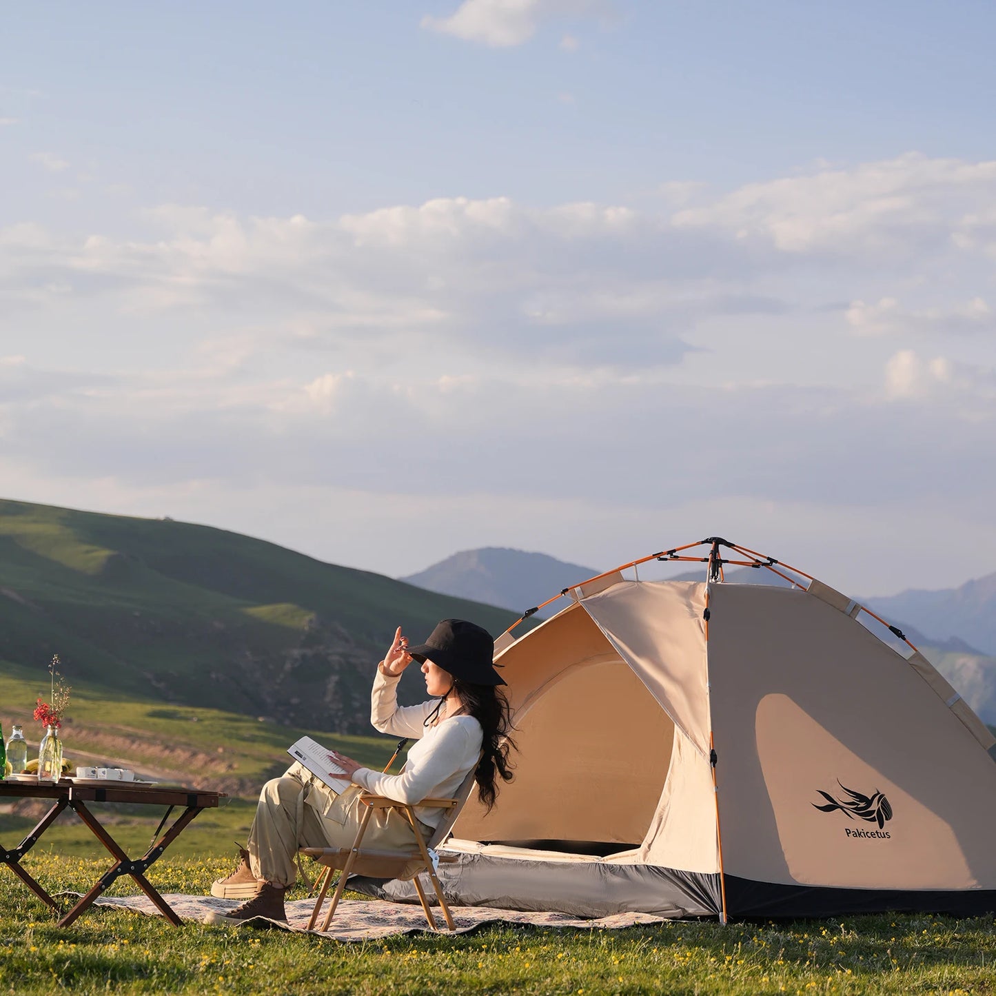 Pakicetus Windproof Family Camping Tent With Easy Setup