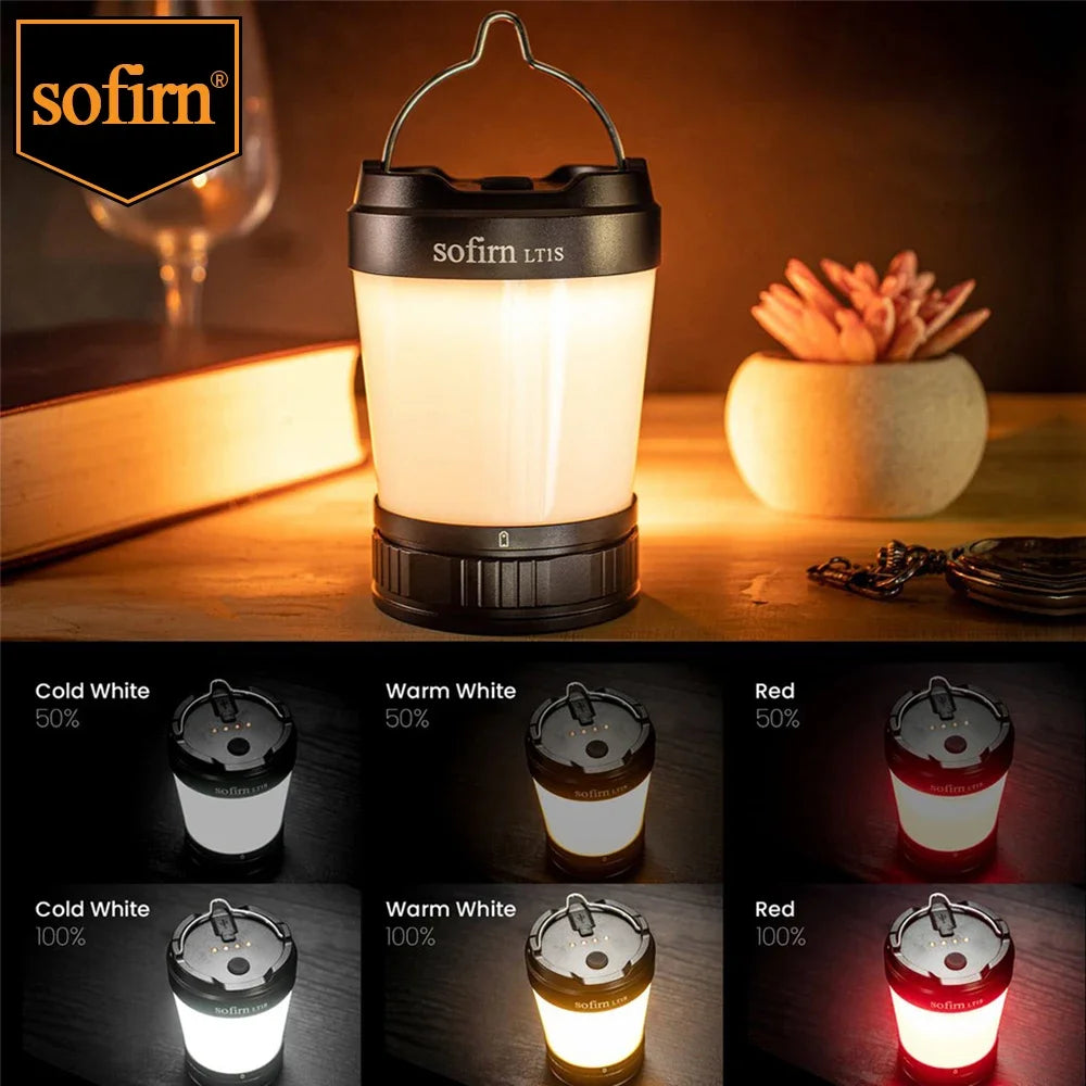 Sofirn LT1S Camping Light USB C 21700 Rechargeable Lantern