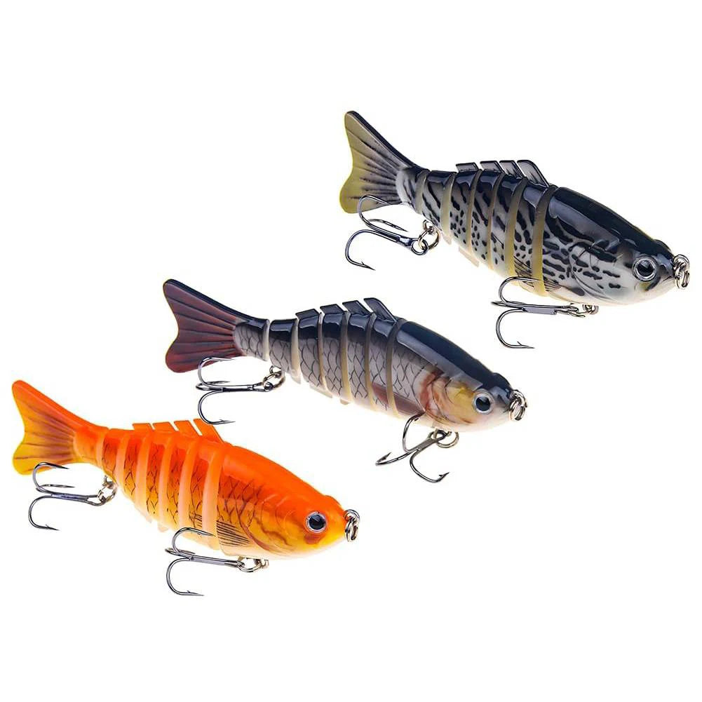 Sinking Wobblers Lifelike Multi Jointed Swimbait For Pike Bass Trout