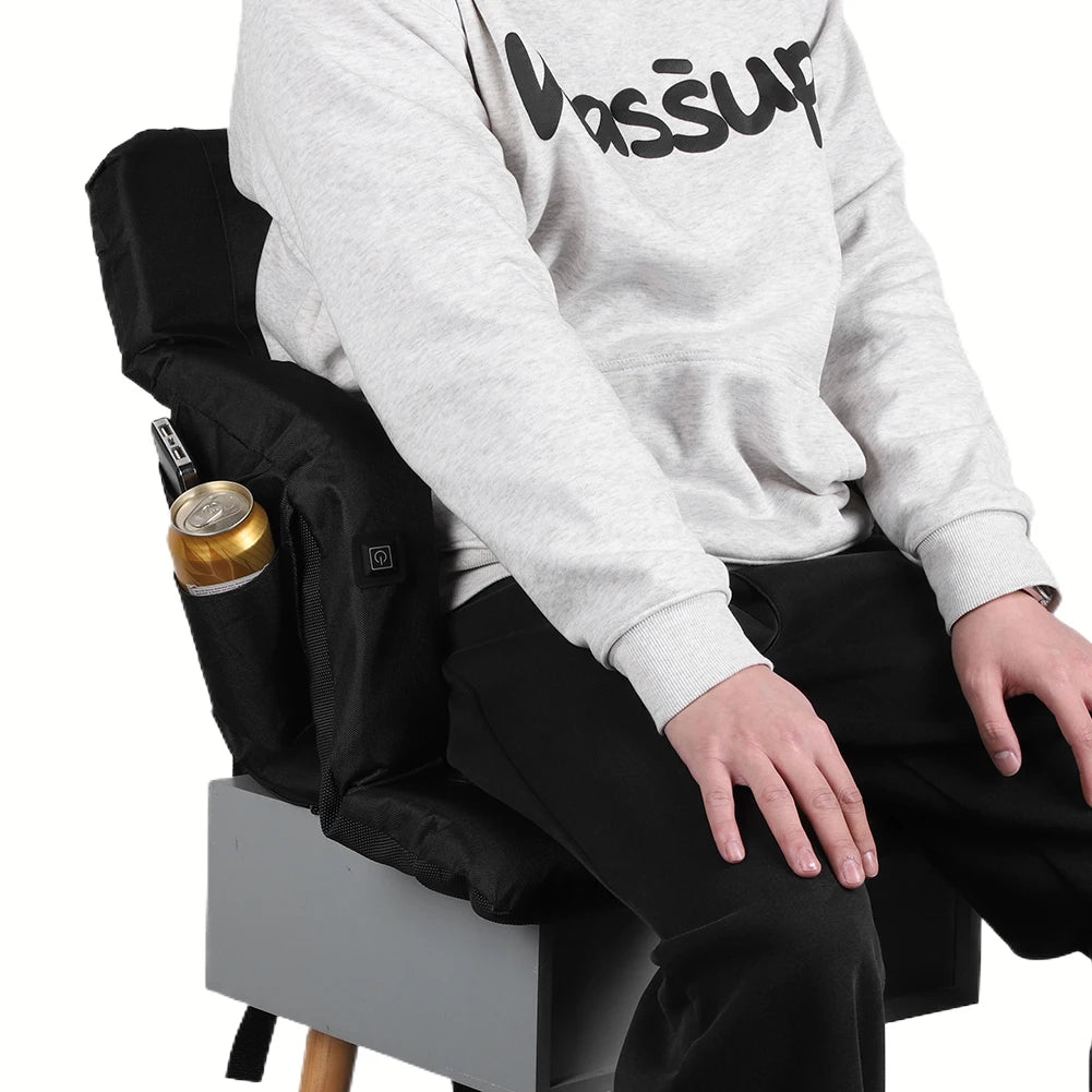 Heated Stadium Seats With Folding Bleacher Chair Back Support