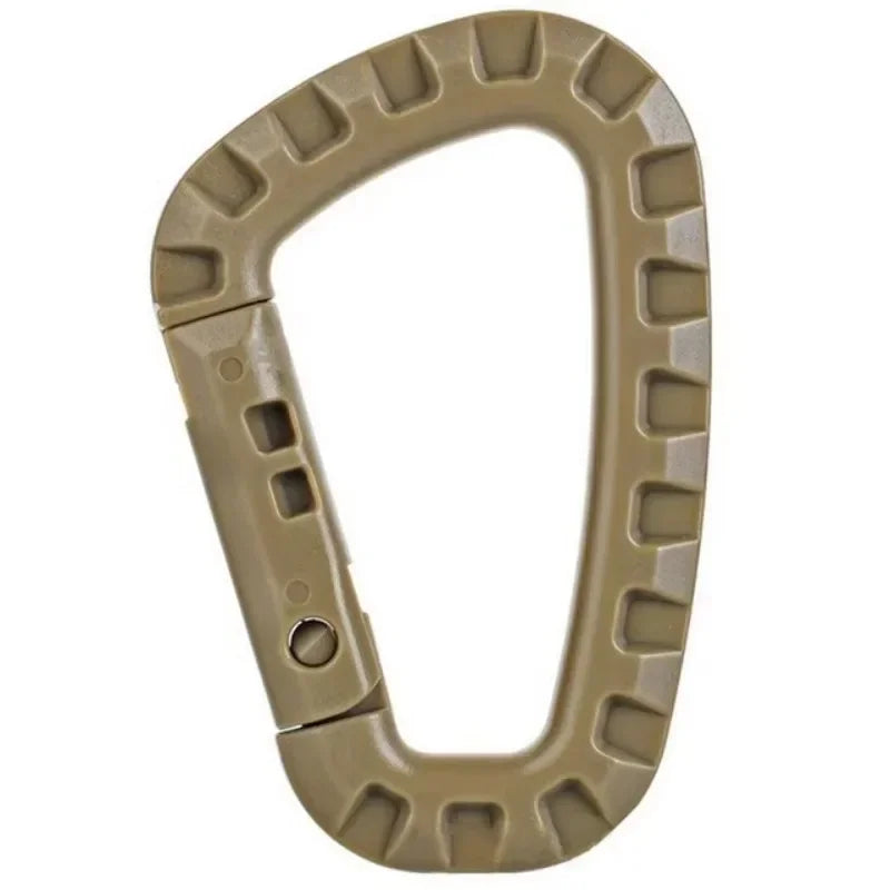 Plastic Carabiner Snap Clip D Ring For Webbing MOLLE Gear