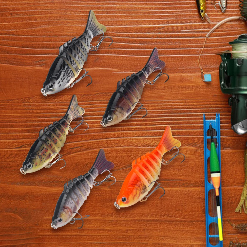 Sinking Wobblers Lifelike Multi Jointed Swimbait For Pike Bass Trout