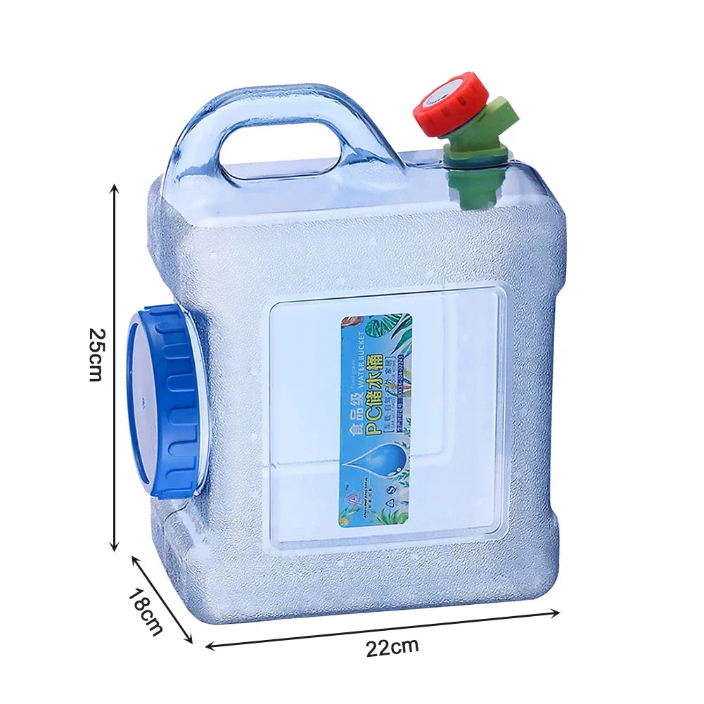 Portable Water Jug With Spigot For Camping And Hiking