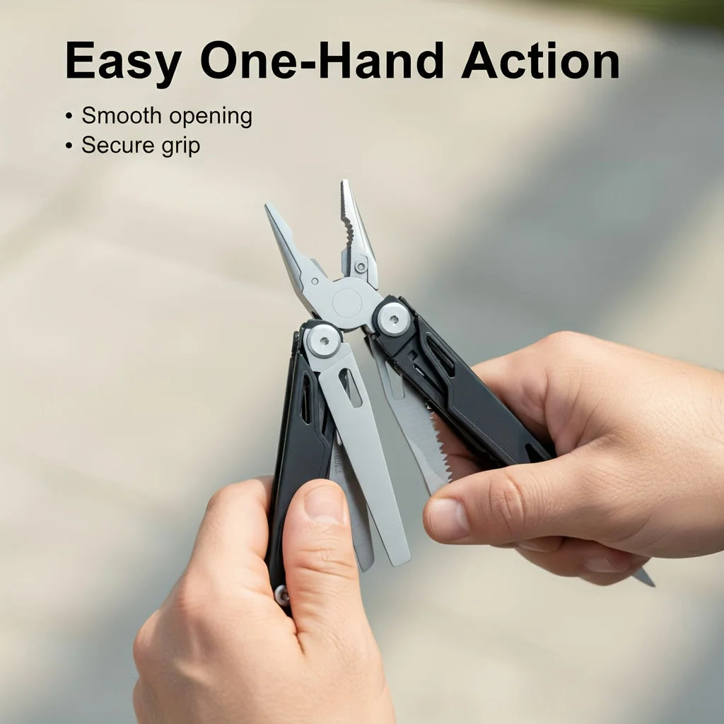 27 In 1 Multitool Pliers Stainless Steel Survival Tool Screwdriver