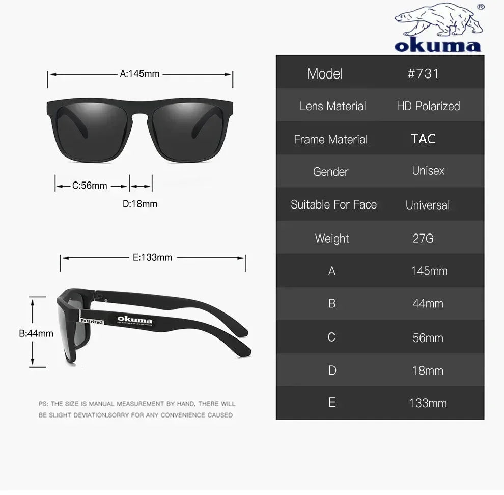 Polarized UV400 Sunglasses Unisex Outdoor Hiking Fishing