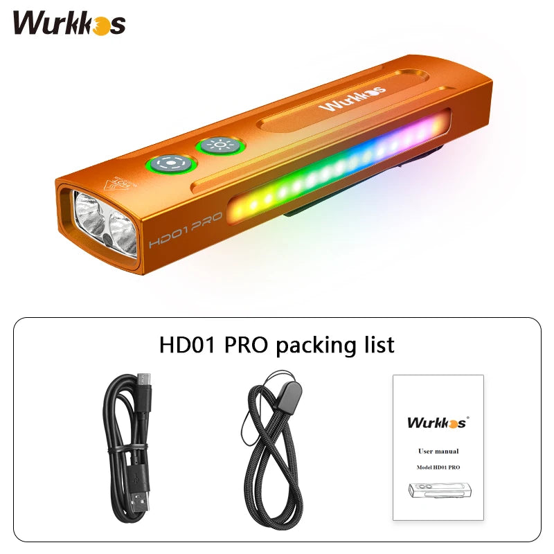 Wurkkos HD01 PRO Rechargeable EDC Flashlight