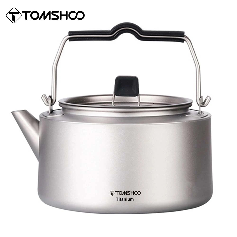 Tomshoo Titanium Outdoor Camping Kettle Portable Ultralight Water Pot
