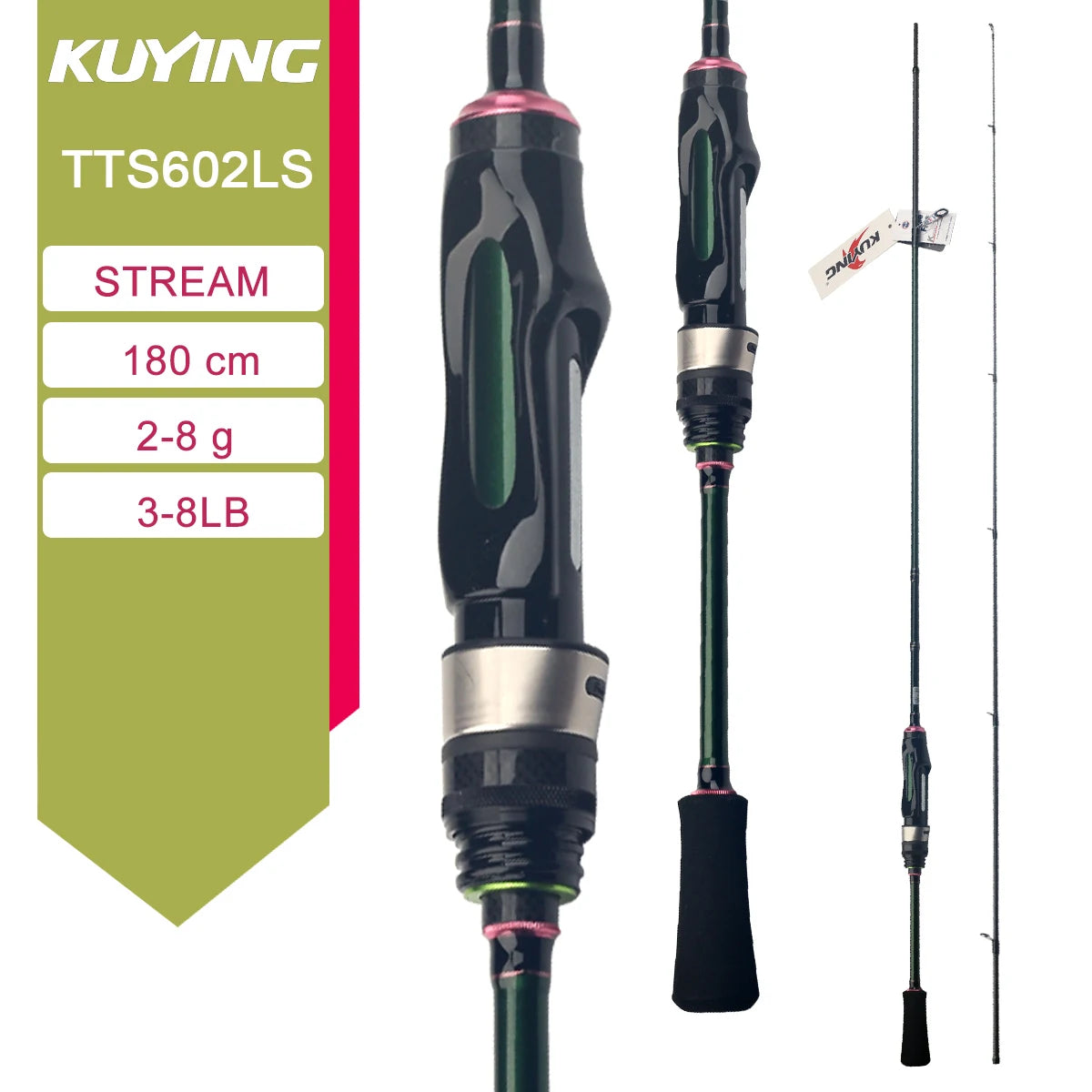 Kuying Lure Rod Casting Spinning Carbon Fishing Rod