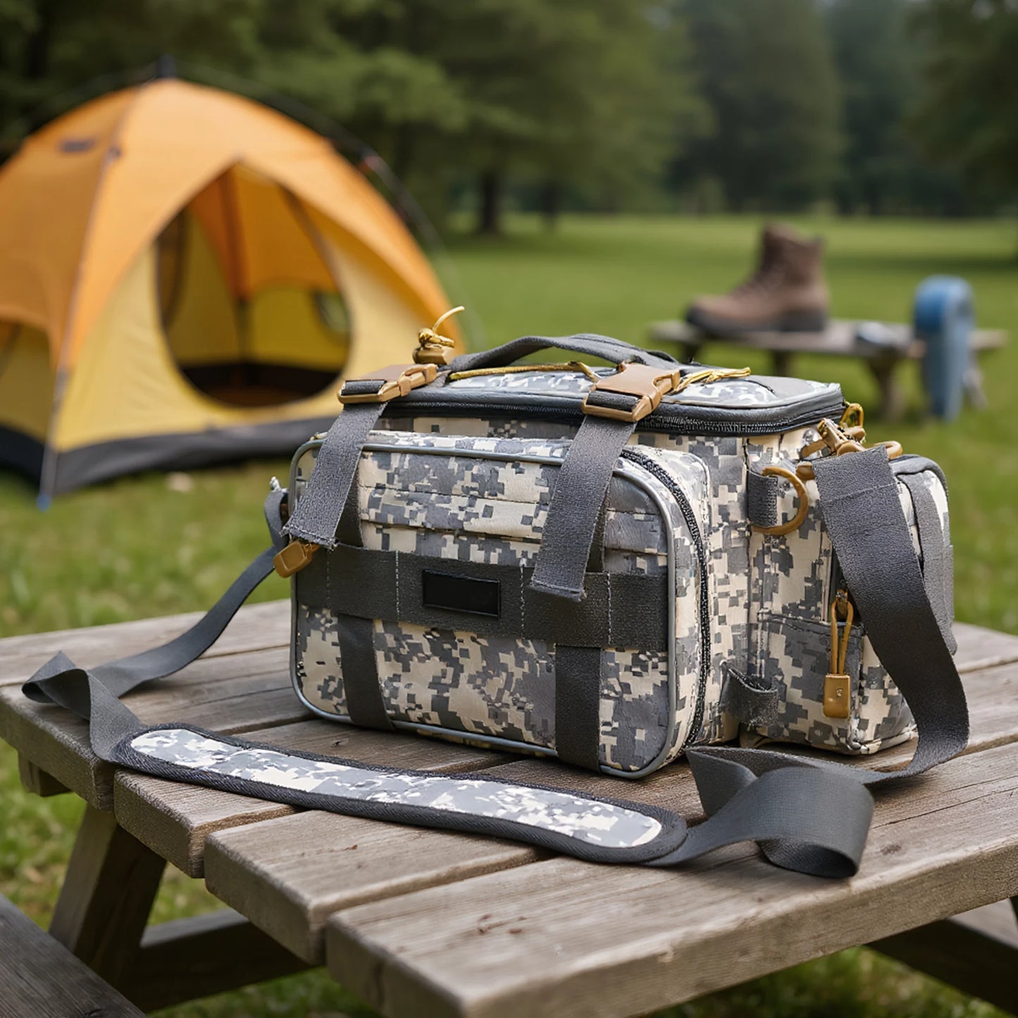VAKIND Thickened Fishing Tackle Bags Large Capacity Organizer