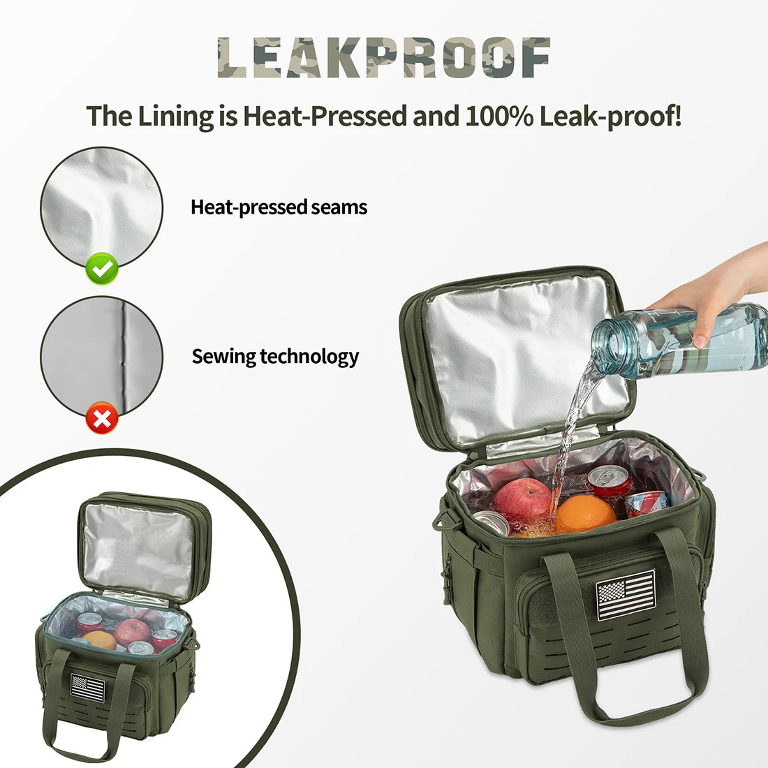 ReFire Gear Tactical Lunch Box Expandable Insulated Cooler Bag
