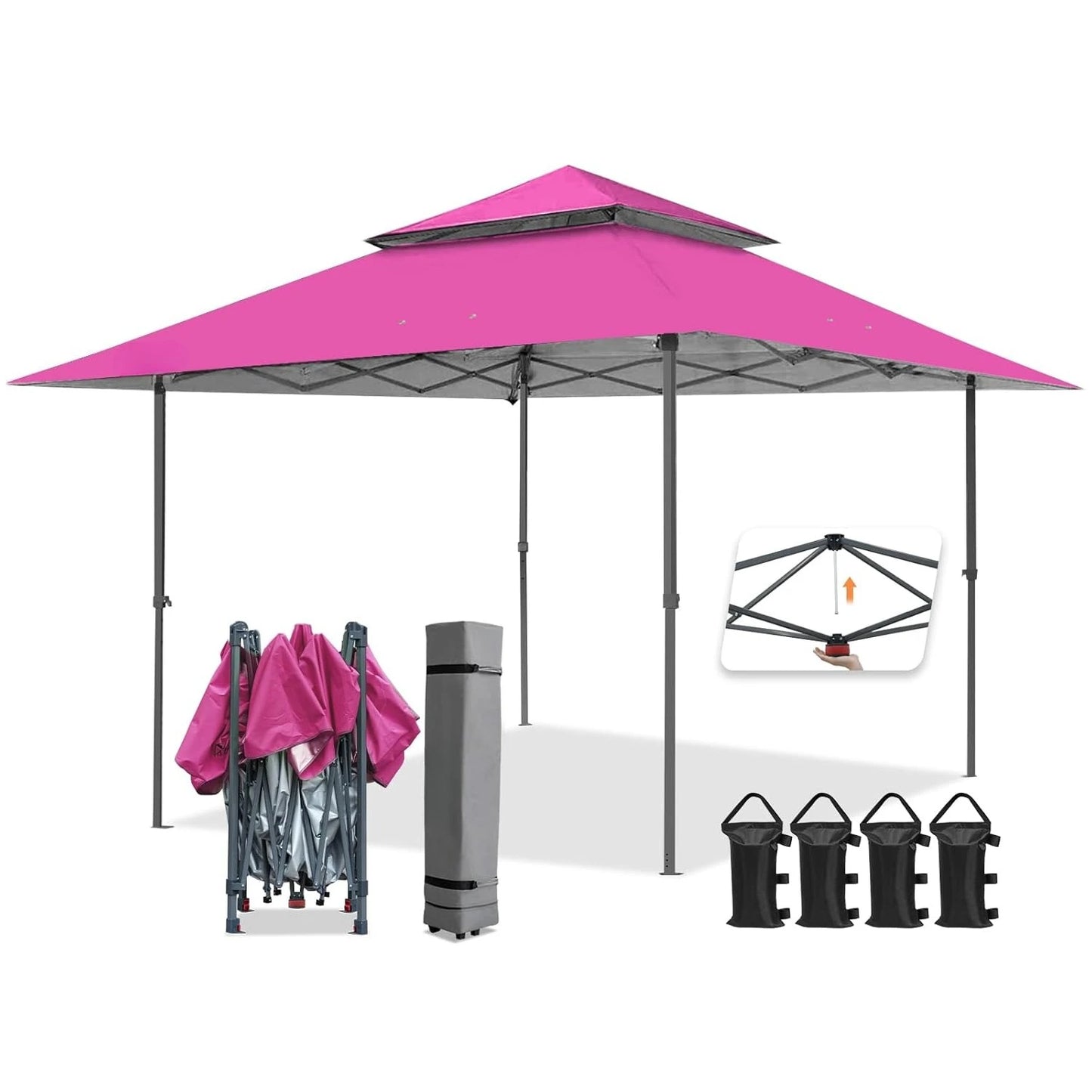 Pop Up Canopy Tent Outdoor Instant Easy Single Person Setup