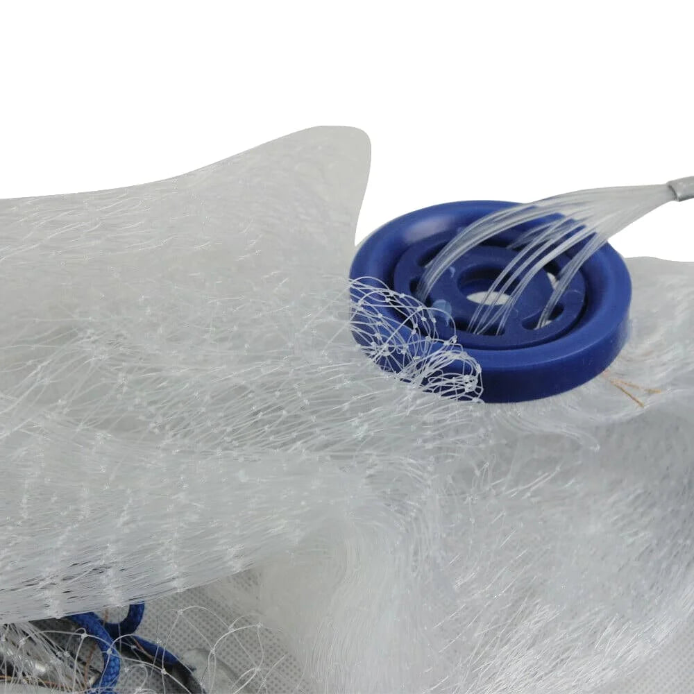 Nylon Monofilament Cast Net With Sinker For Fishing