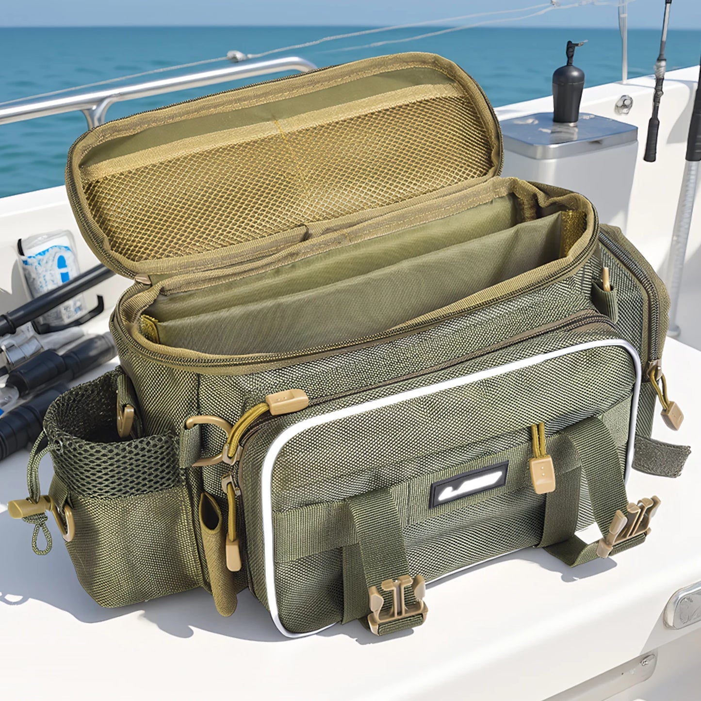 VAKIND Thickened Fishing Tackle Bags Large Capacity Organizer