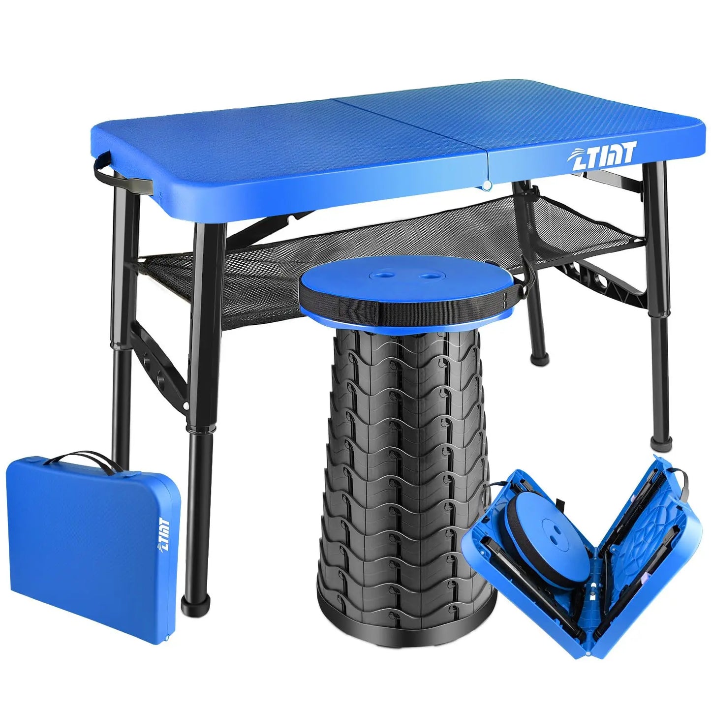 XIUWO Folding Table And Stool Portable For Camping