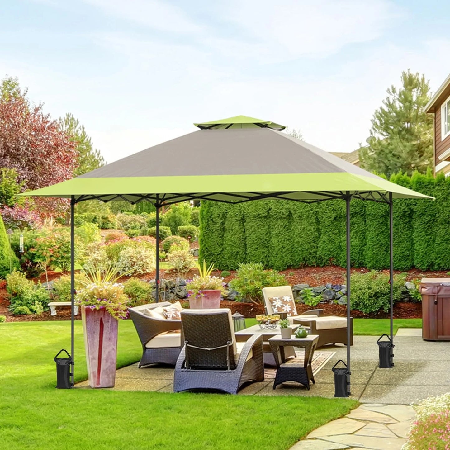 Pop Up Canopy Tent Outdoor Instant Easy Single Person Setup
