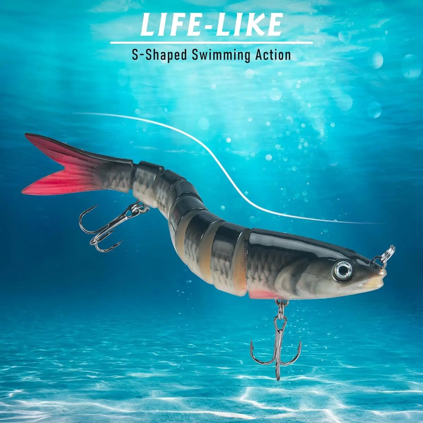 Realistic Fishing Lures for Bass Trout and More Freshwater Saltwater