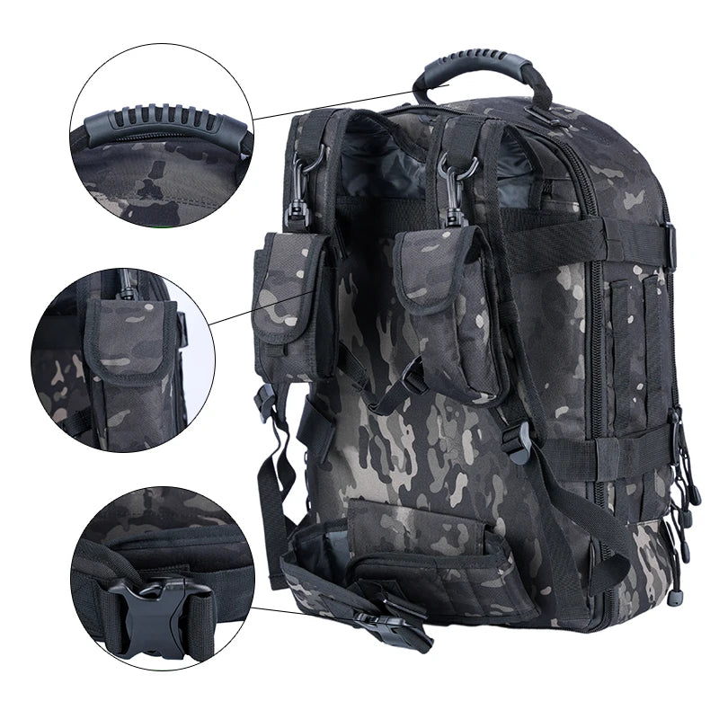Tactical Military Backpack Molle Assault Daypack For Hiking Camping Travel