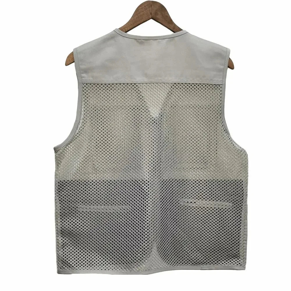 Breathable Summer Mesh Vest For Photography Fishing And Outdoor Activities