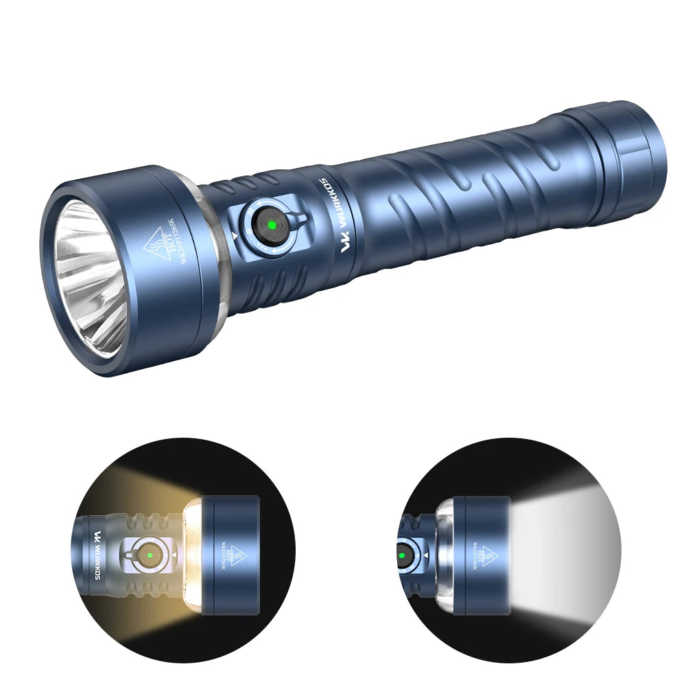 Wurkkos TS27 3200LM Flashlight RGB Reverse Charging Power Bank