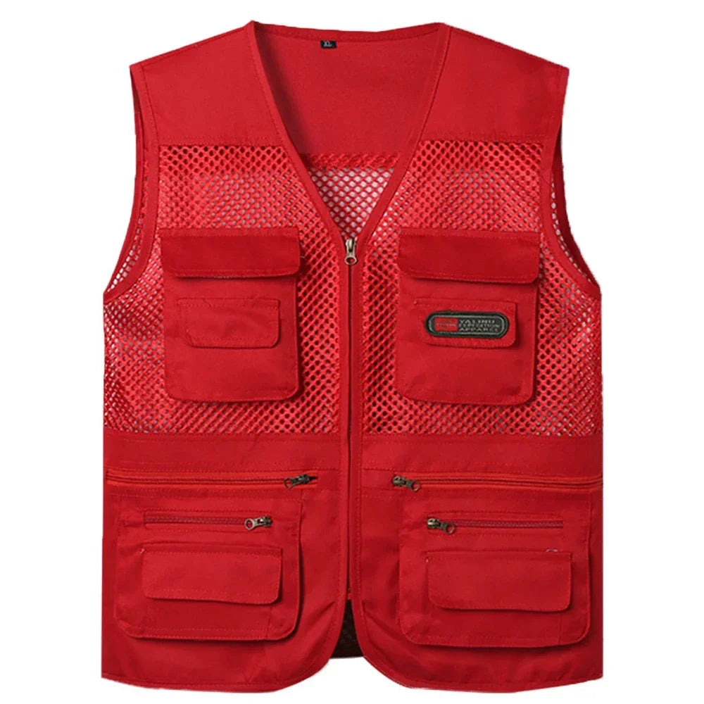 Breathable Summer Mesh Vest For Photography Fishing And Outdoor Activities