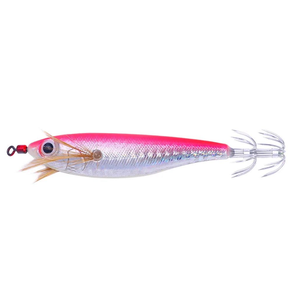 Cuttlefish Attracting Lure Double Hook Glow Octopus Bait Saltwater
