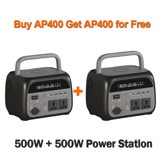 CTOLITY Apower 400 Portable Power Station 345.6Wh Solar Generator