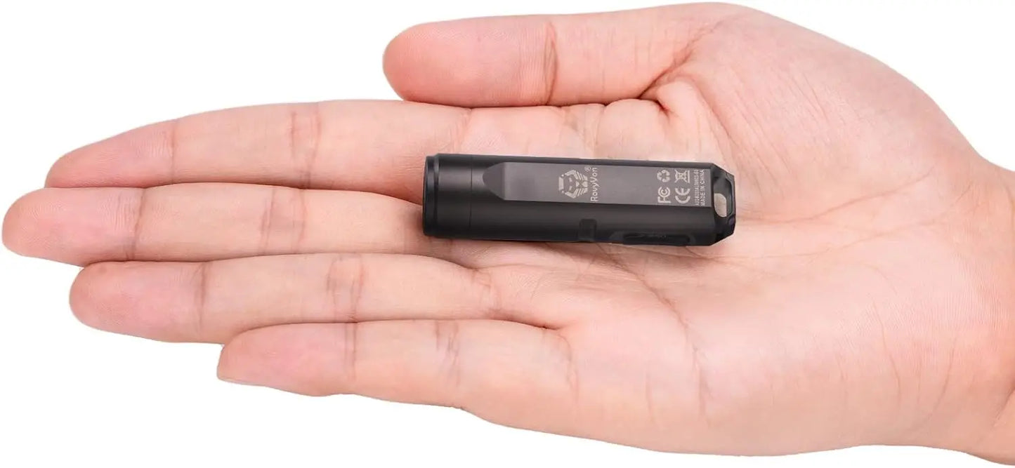 650 Lumen USB C Rechargeable Keychain Flashlight EDC