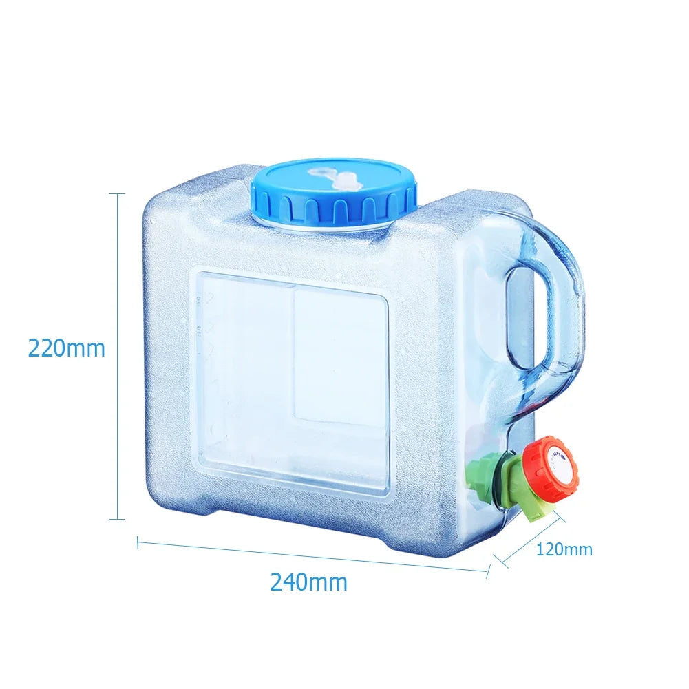 Portable Water Jug With Spigot For Camping And Hiking