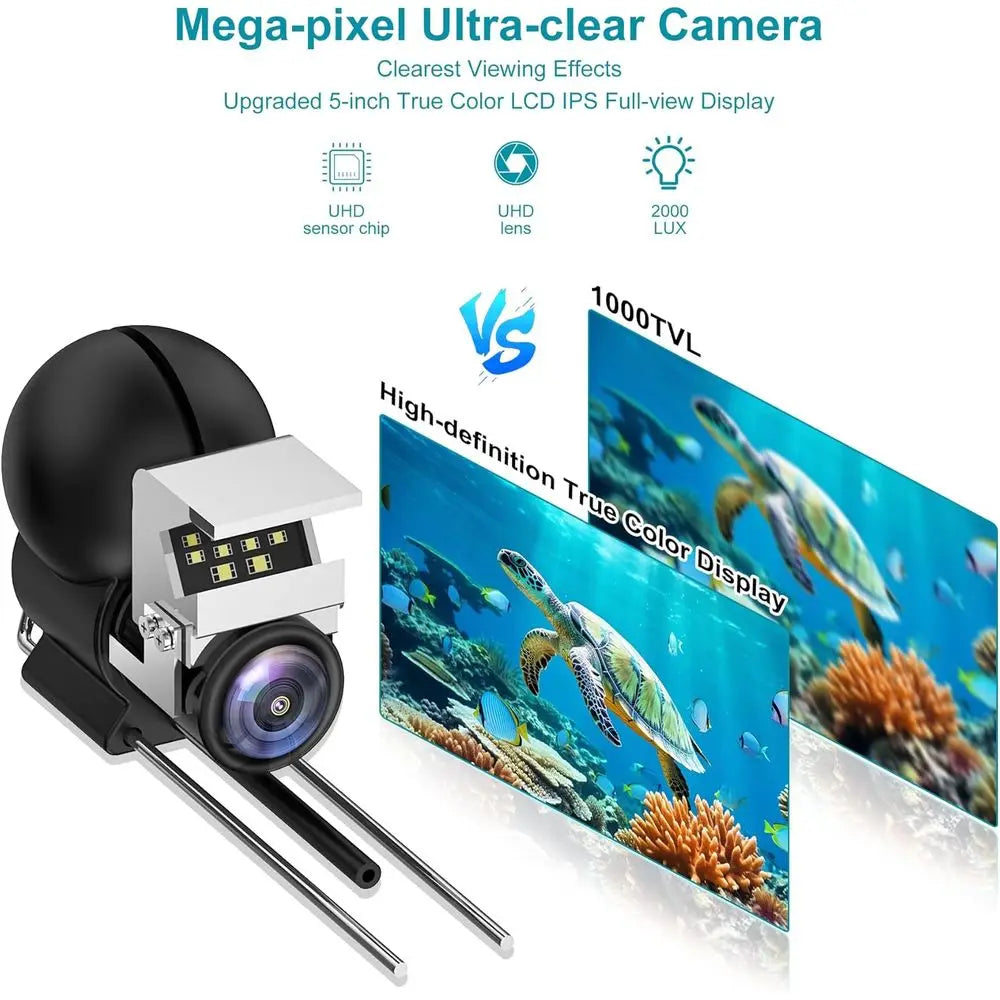 HD LCD Portable Fish Finder With Infrared Night Vision