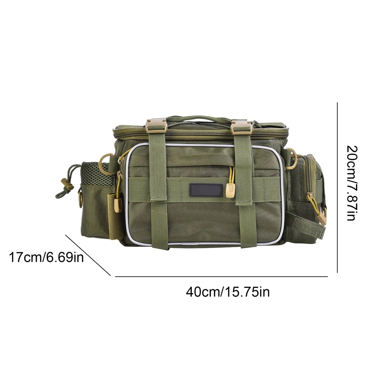 VAKIND Thickened Fishing Tackle Bags Large Capacity Organizer