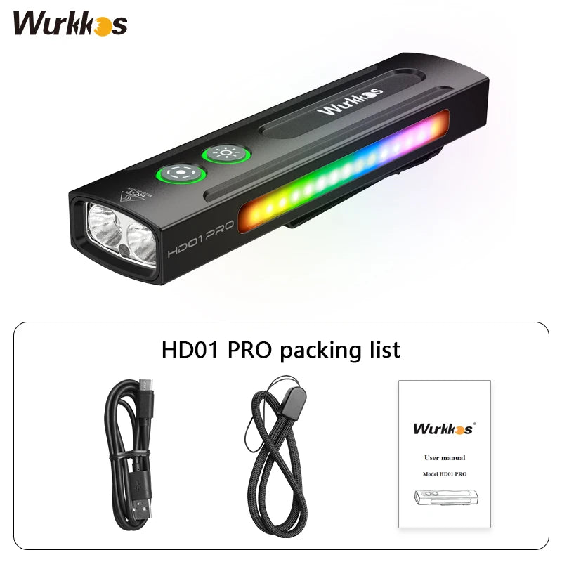 Wurkkos HD01 PRO Rechargeable EDC Flashlight
