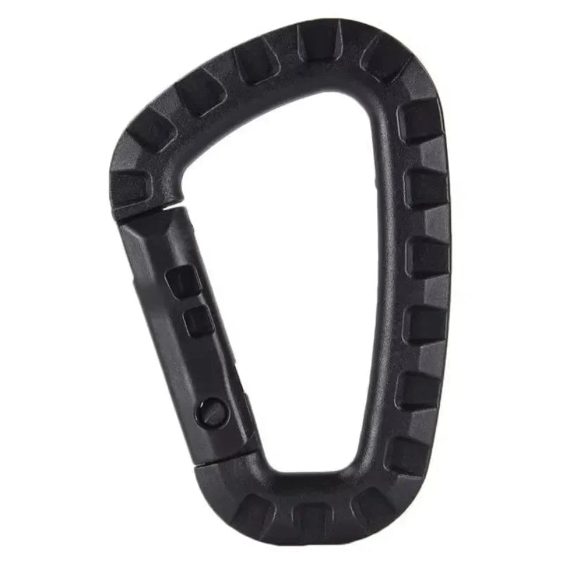 Plastic Carabiner Snap Clip D Ring For Webbing MOLLE Gear