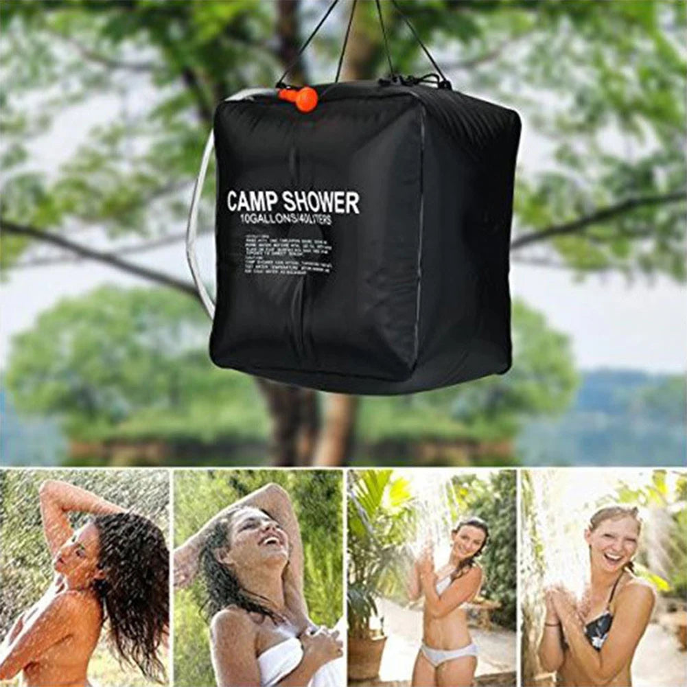 Shunmaii Solar Shower Bag Foldable PVC UV Protection Outdoor Water