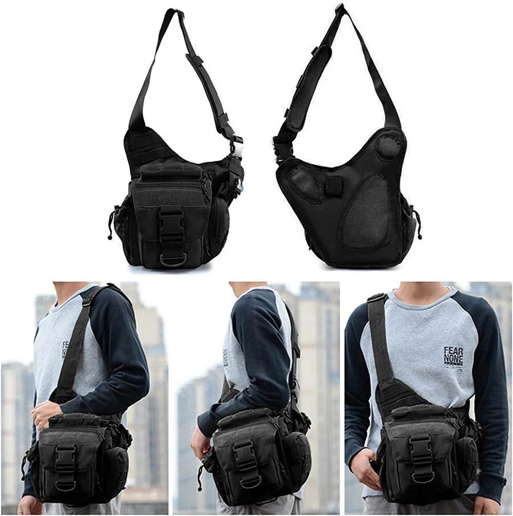 Tactical Messenger Shoulder Bag Nylon Outdoor EDC Sling Bag